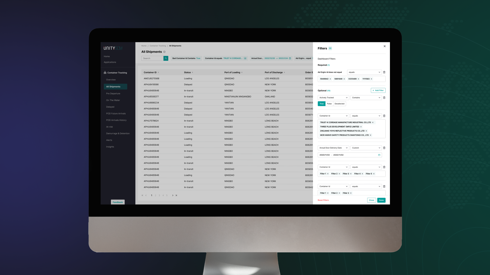 Introduction To Dashboard Filters On Unity SCM